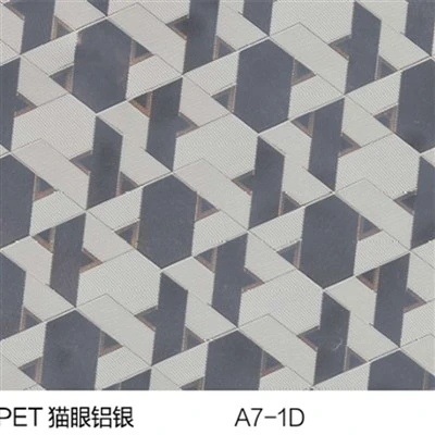 Película geométrica de aluminio para mascotas para superficies de muebles